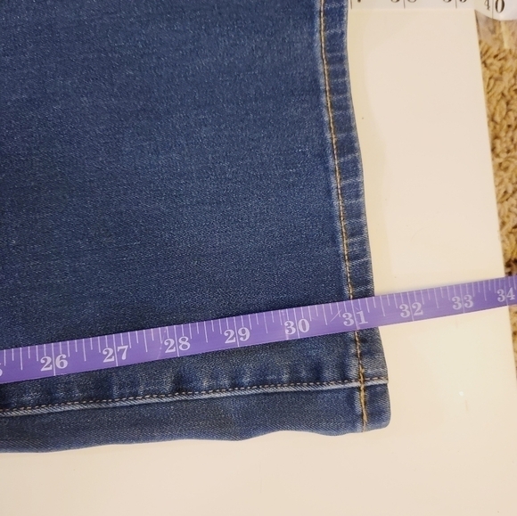 BETABRAND PULL ON Boot-Cut 4-Pocket Yoga Denim Pants, sz Large - Picture 16 of 16